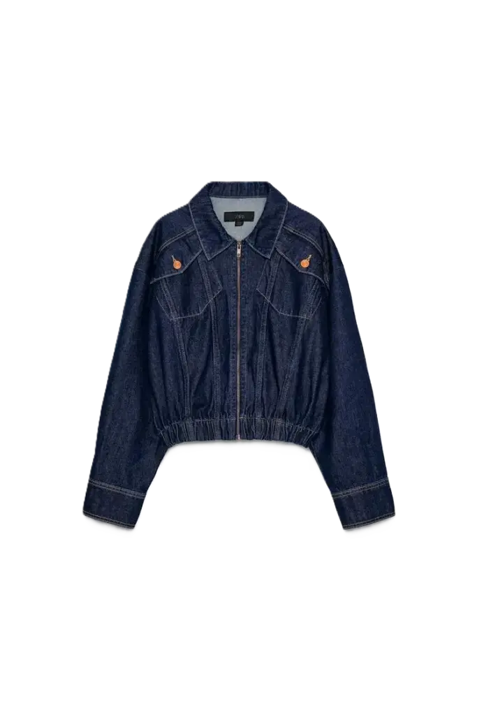 zara denim bomber ceket
