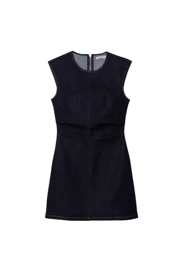 stradıvarıus denim elbise