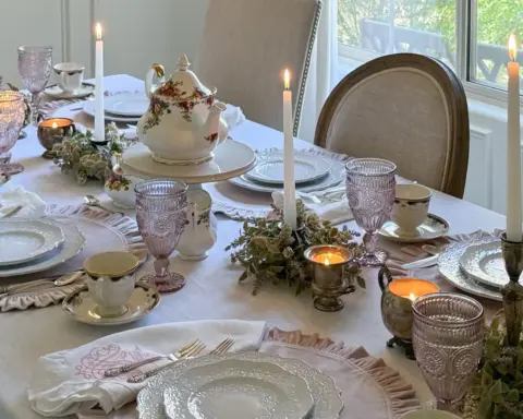 Bu atmosferi yaratın: Çay saati sofrası