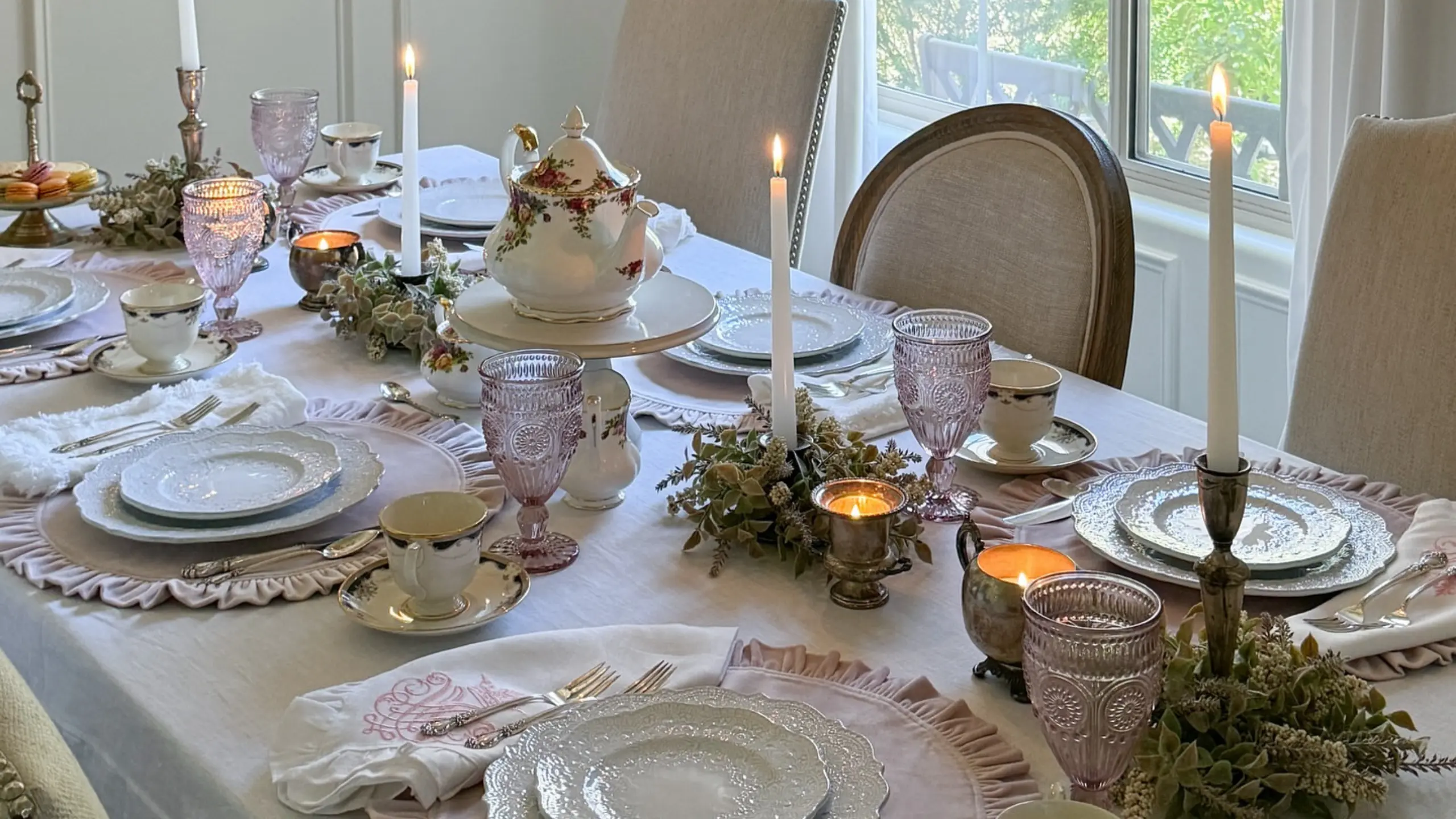 Bu atmosferi yaratın: Çay saati sofrası