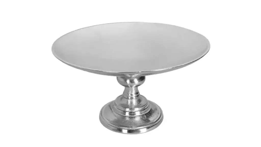 Porland nolina gümüş rengi ayaklı tabak