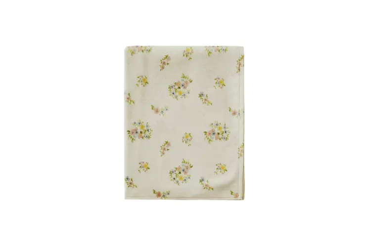 Zara çiçek desenli banyo havlusu