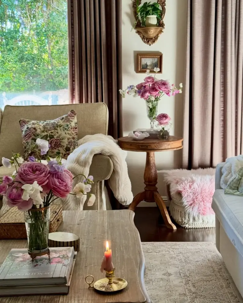 Floral salon dekorasyonu