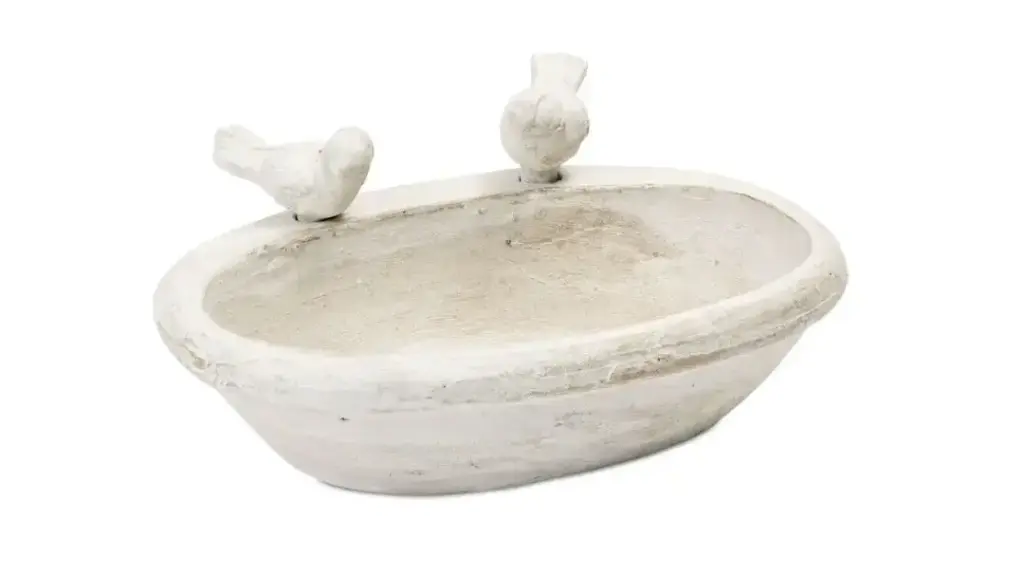 Fairytale kuş figürlü oval obje