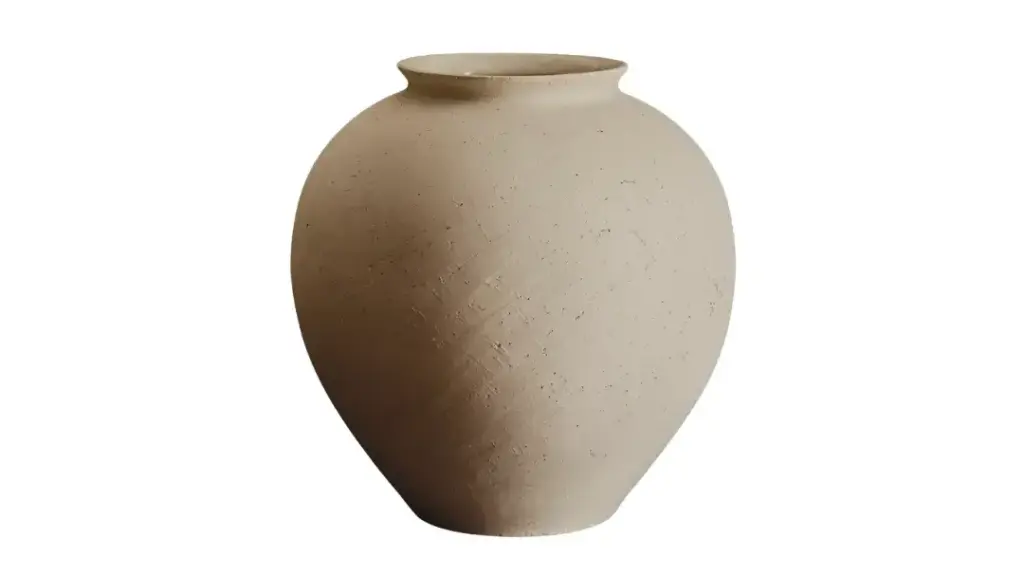 Zara Home dokulu seramik vazo