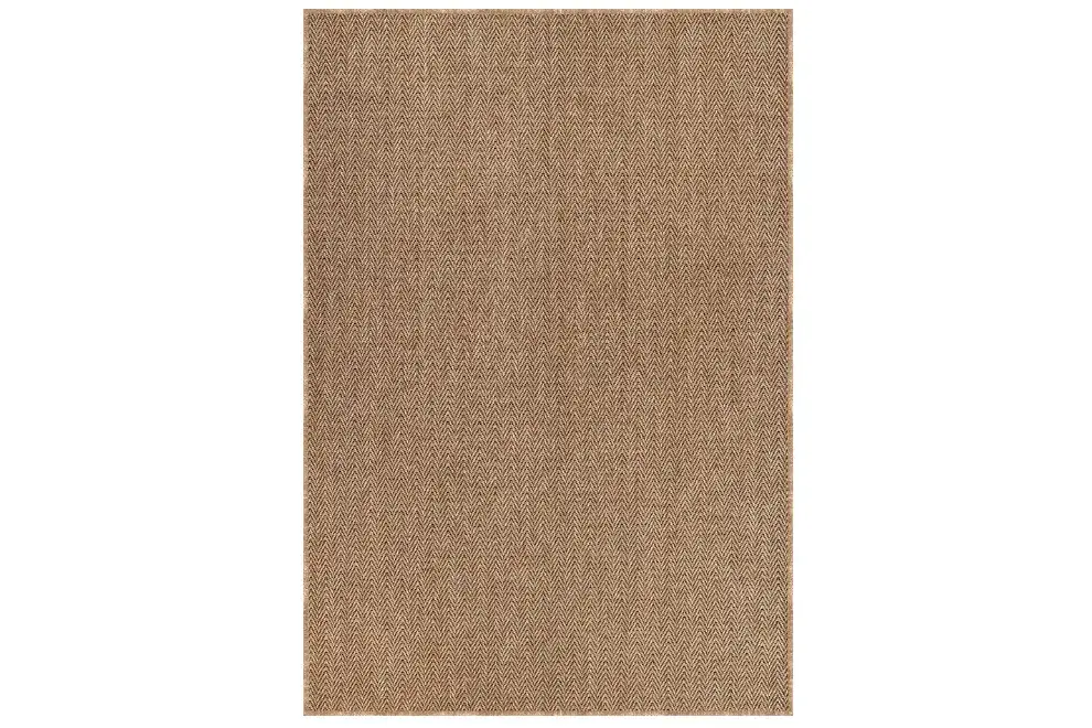 Pera Halı kahve ve siyah balıksırtı sisal halı