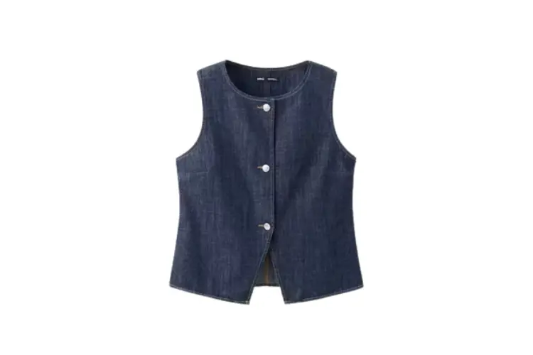 Mango denim yelek