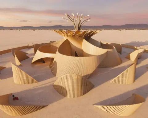 Burning Man 2026’nın en etkileyici yapısı: Temple of the Moon