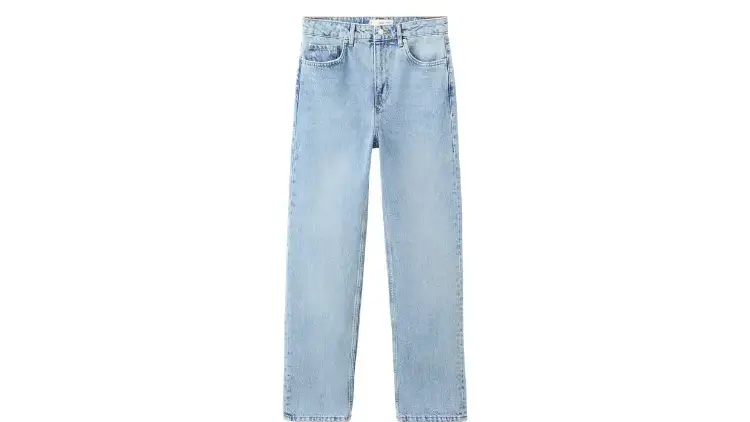 MANGO Orta Bel Düz Kesim Jean