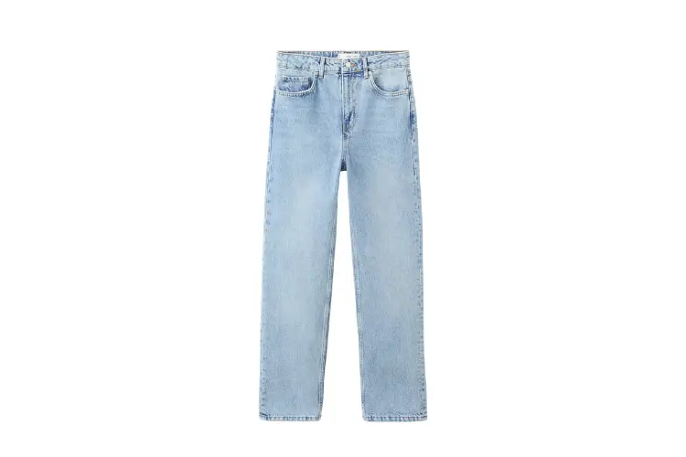 MANGO Orta Bel Düz Kesim Jean