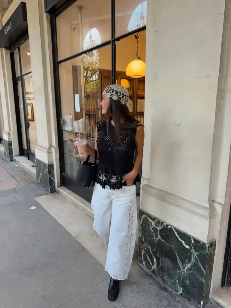 Şehir stilindeki crochet parçalar