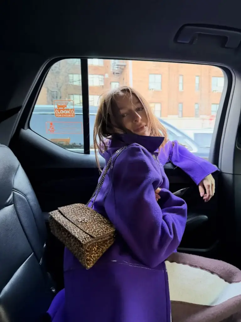 Mor ve leoparın cesur buluşması