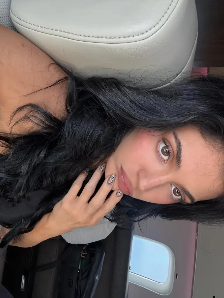 Kylie Jenner Snakeskin nails