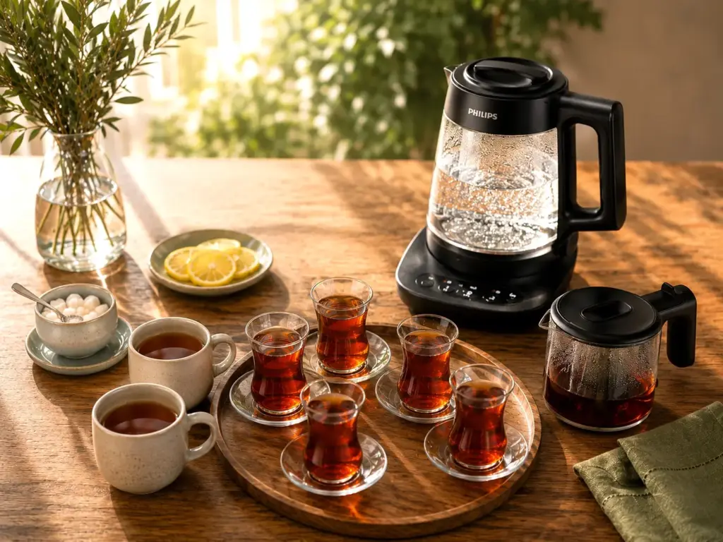 Geleneksel lezzetlerin eşlikçisi Philips Çay Makinesi