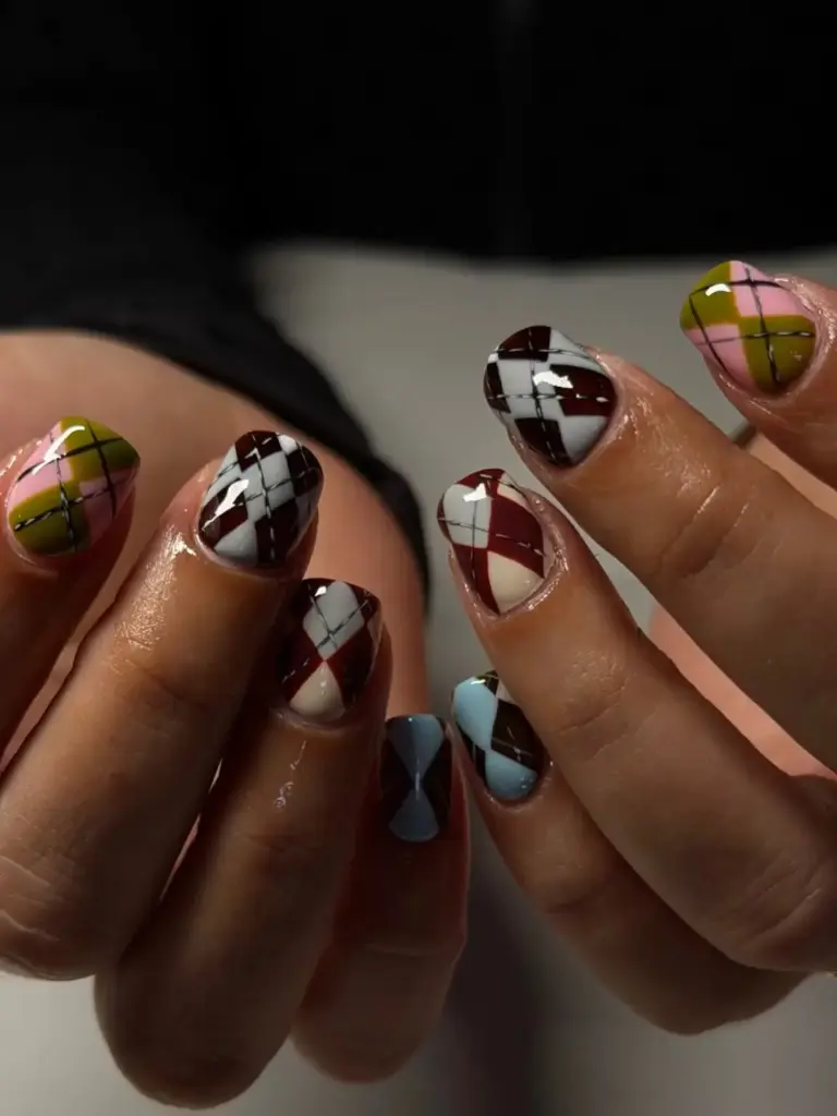 baklava deseni manikür