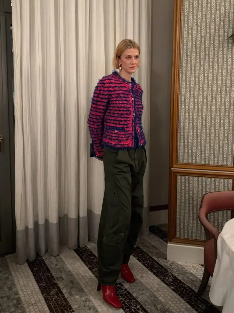 Kargo pantolon ve tüvit ceket ikilisi