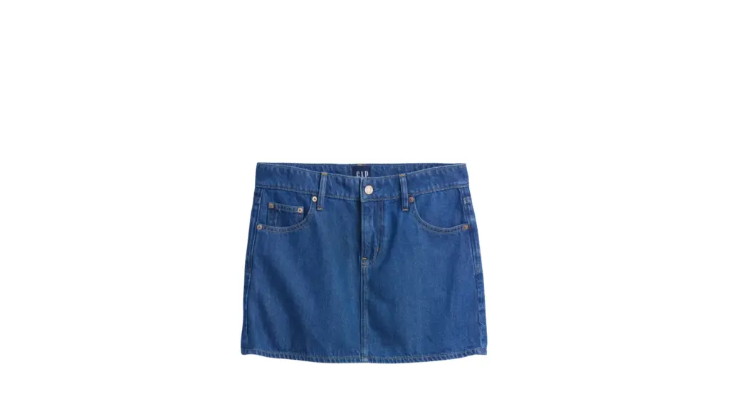Gap denim mini etek