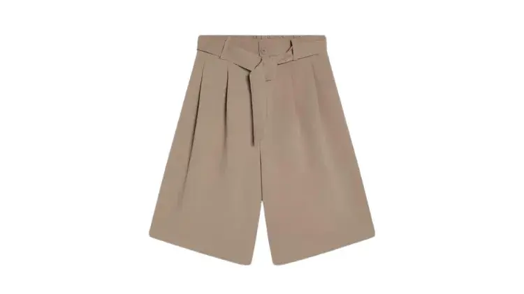 Bershka kemerli bermuda şort 
