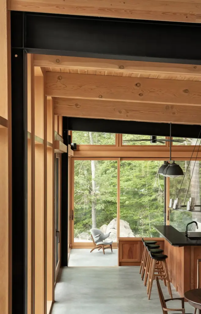 Heated Rivalry cottage