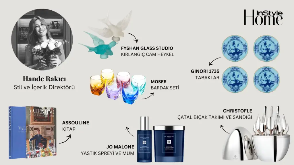 Hande Rakıcı – Stil ve İçerik Direktörü instyle home şubat ayı favorileri