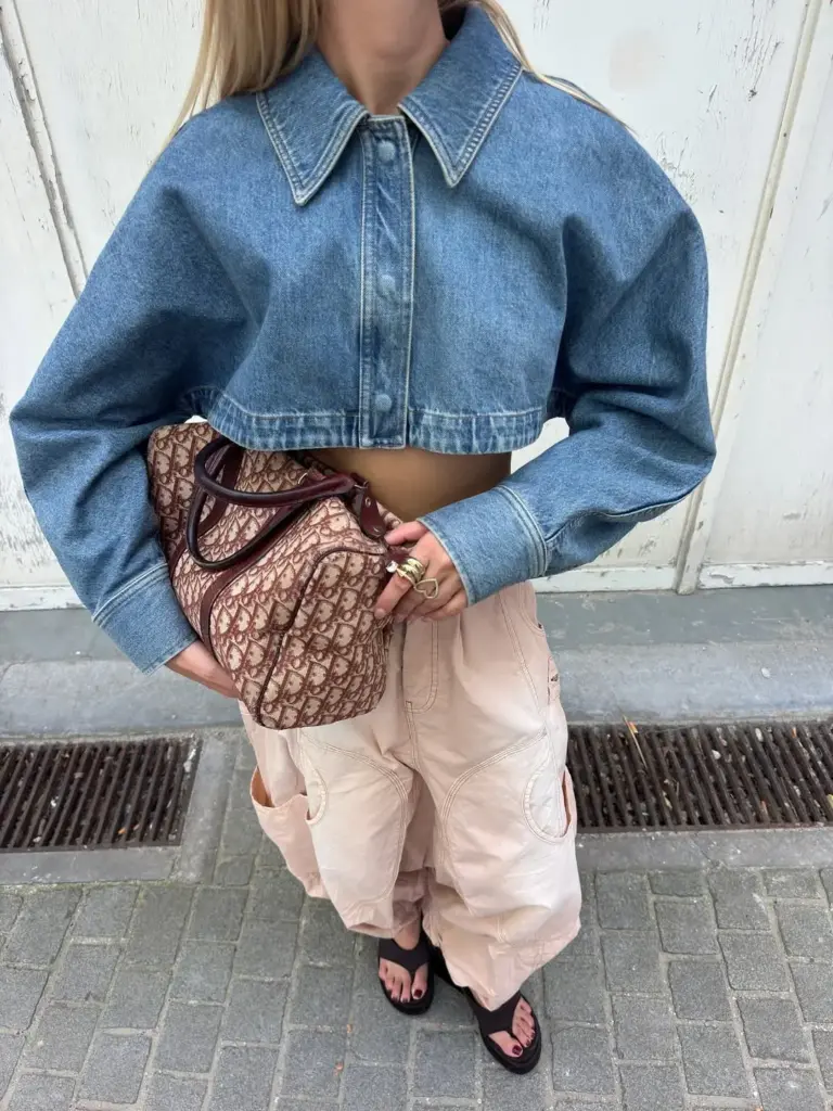 "statement" ceket kargo pantolon ikilisi