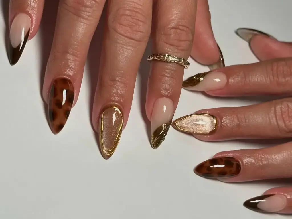 Sezonun yeni aksesuarı: Kahverengi manikürler