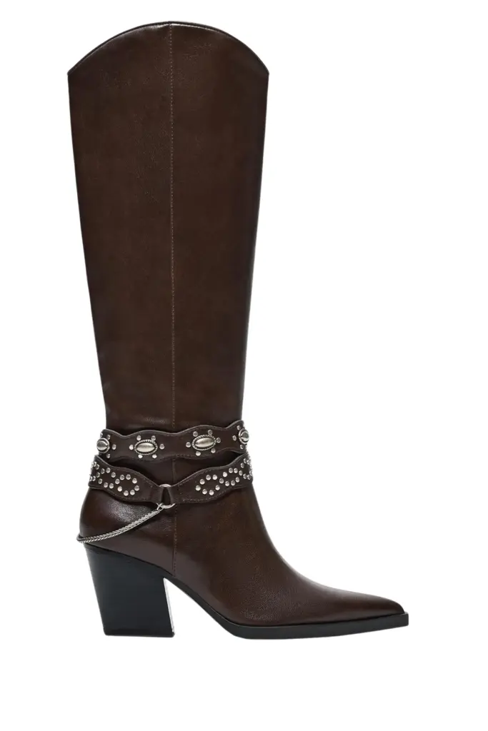BERSHKA Topuklu Kovboy Çizme