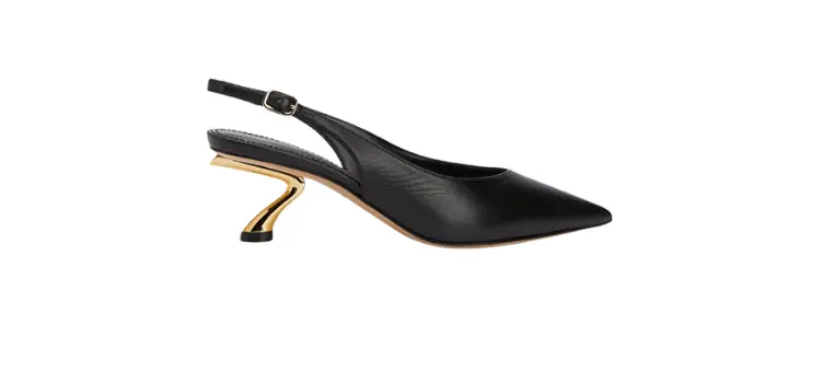 Ferragamo siyah deri ayakkabı