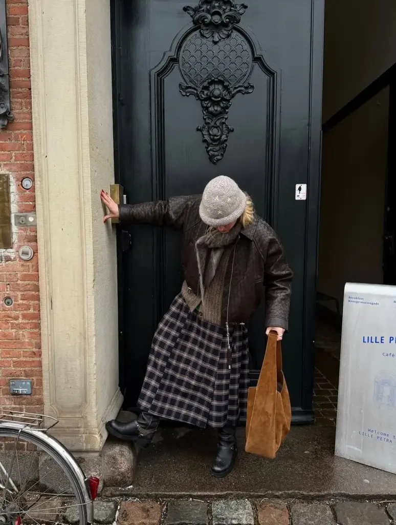 Kopenhag Moda Haftası ekose deseni