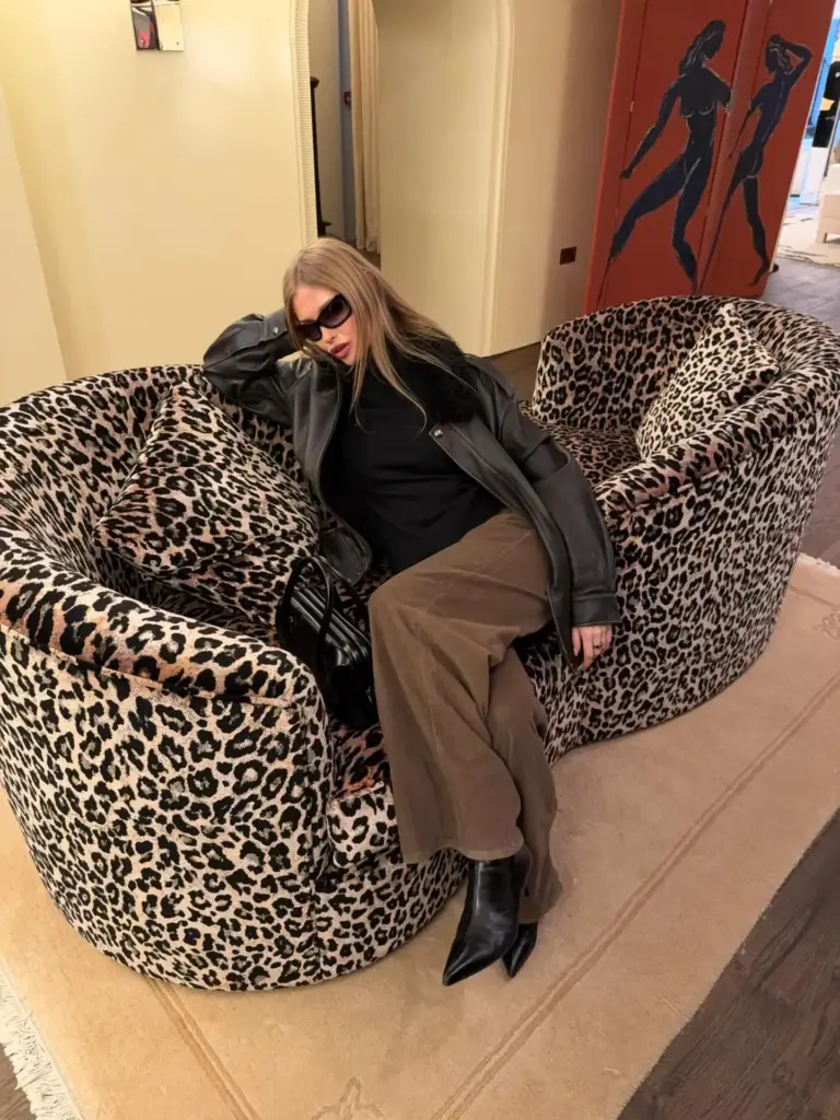leopar deseni koltuk