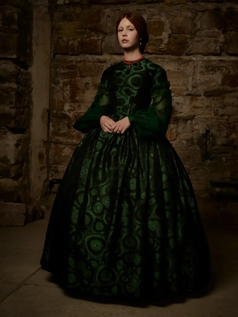 mia goth'un gotik Frankenstein gradırobu