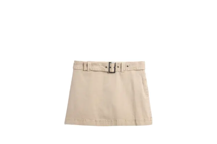 GAP kemerli mini etek