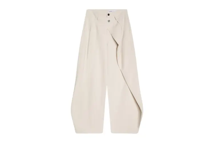 Bershka barrel fit pilili pantolon