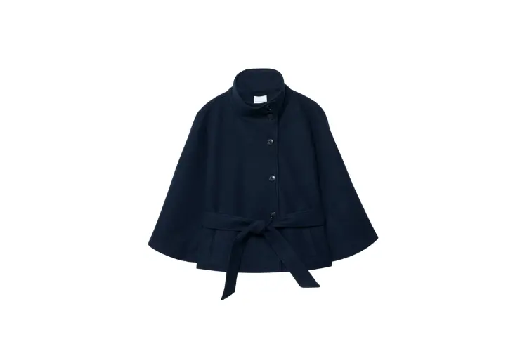 STRADIVARIUS Lacivert Pelerin
