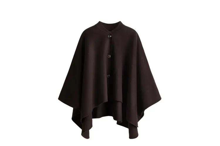 
MANGO Triko Beyaz Pelerin