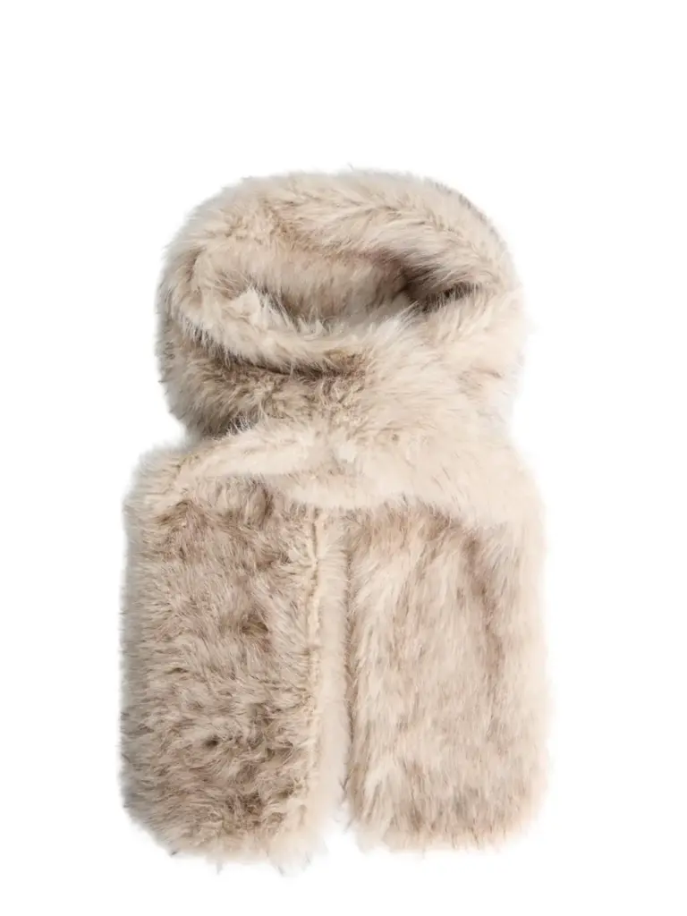 BERSHKA Suni Kürk Atkı