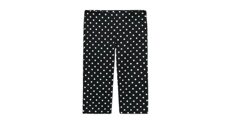 Zara puantiyeli kapri pantolon