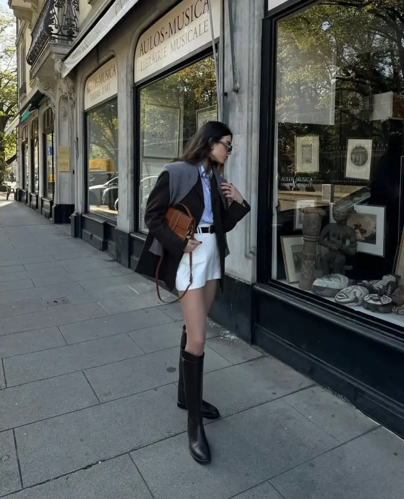 mavi gömlekler, bermuda şortlar