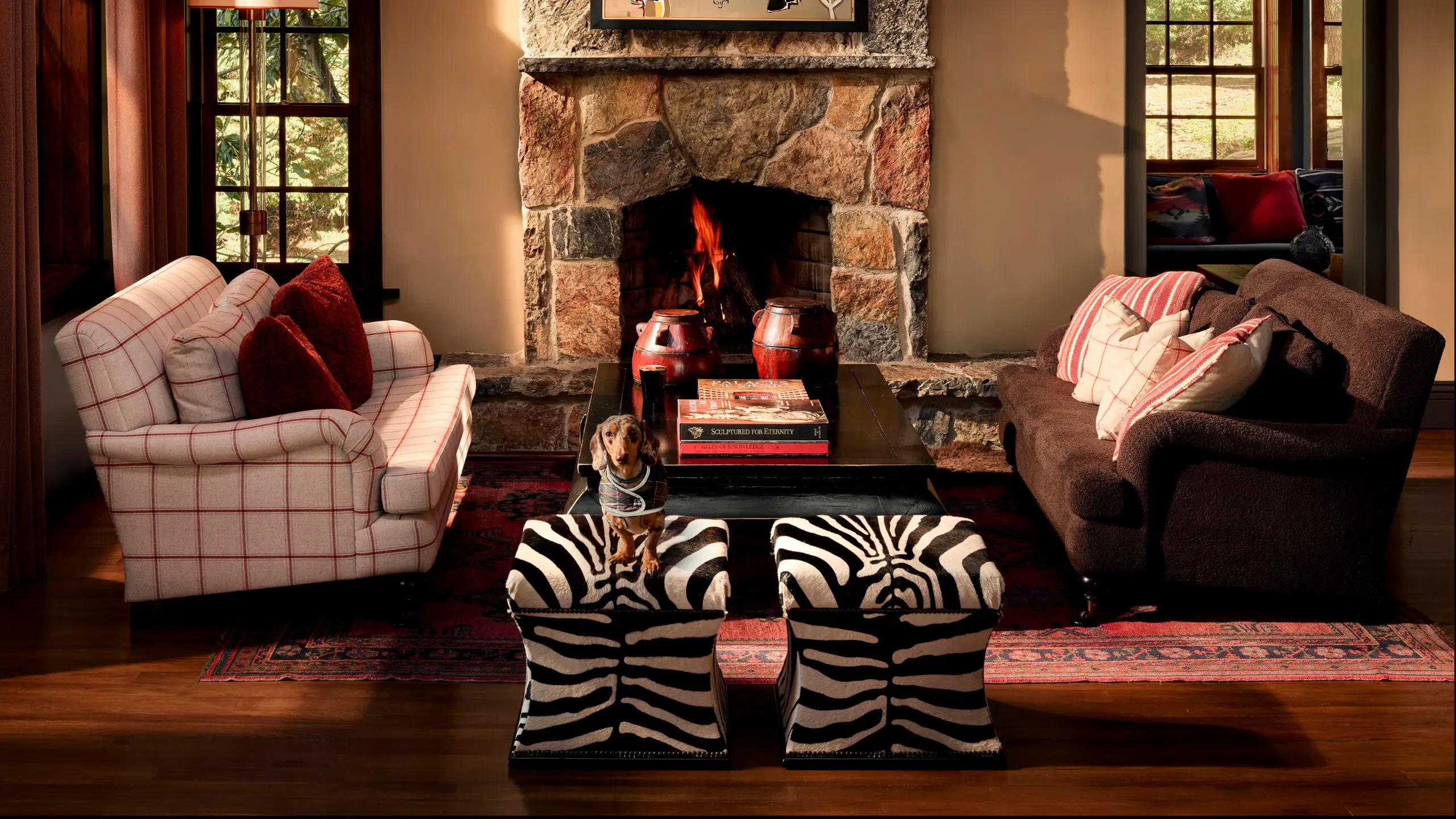 Serra Kaslowski'den rustik bir masal evi