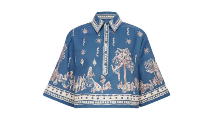 Sezonun öne çıkan oversize gömlek seçimleri Alemais crop gömlek