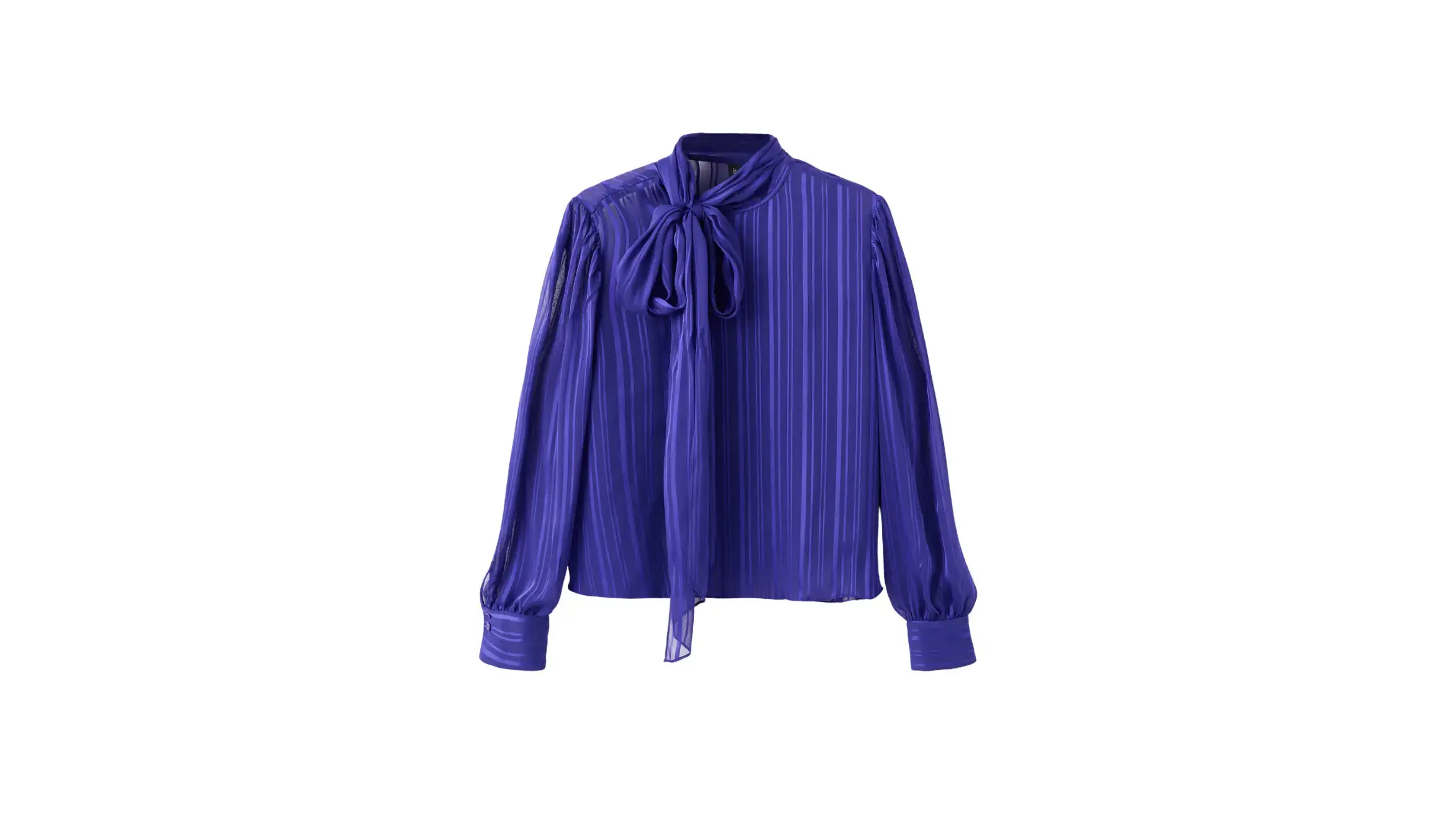 Mango fular detaylı bluz