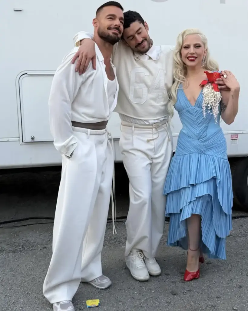 Bad Bunny, Lady Gaga, Ricky Martin