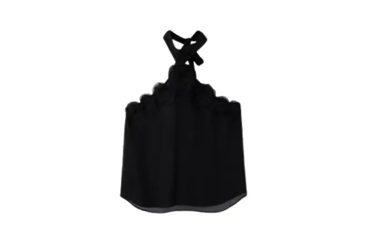 Mango halter yaka bluz
