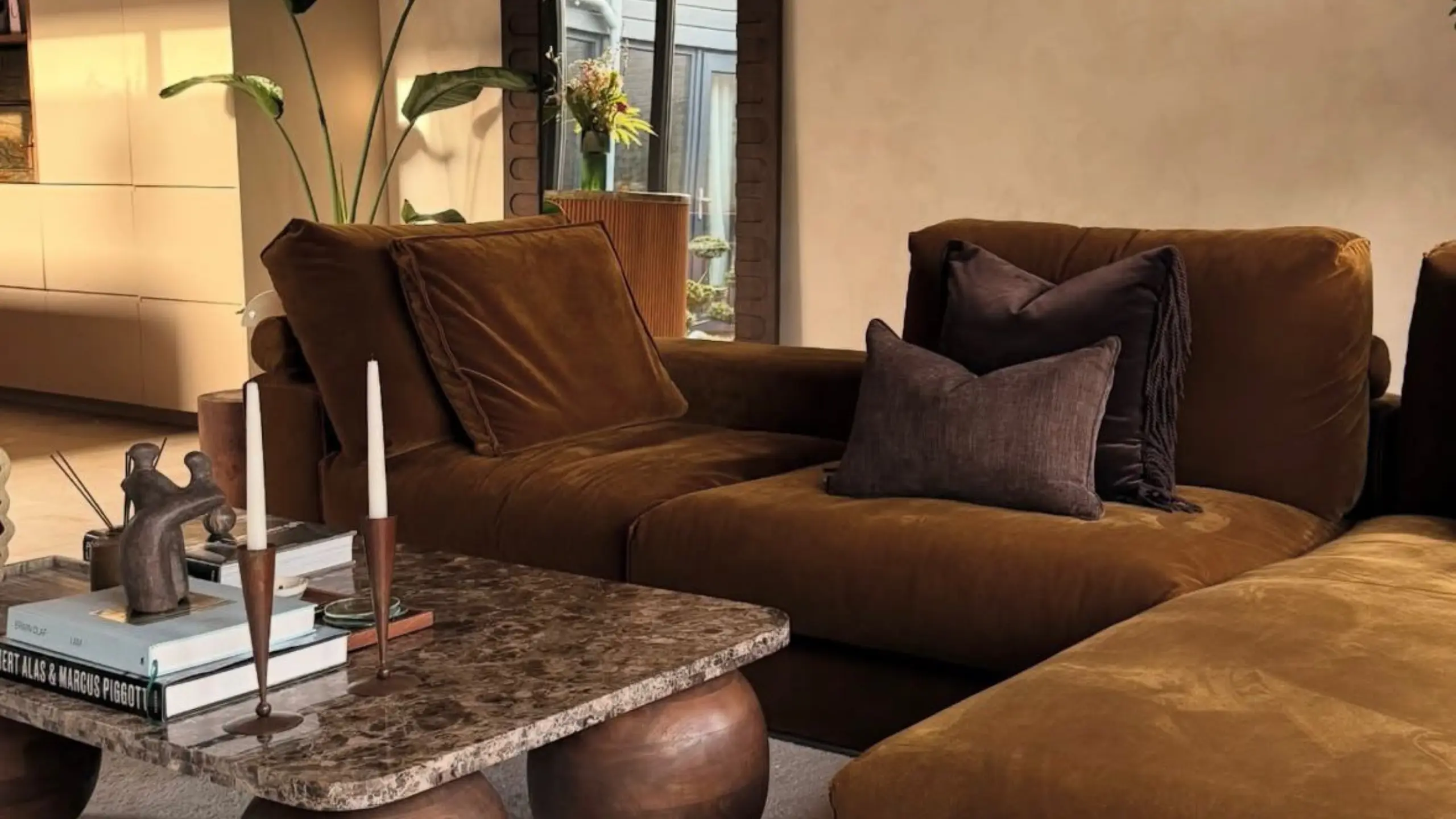 dekorasyonda kadife kullanımı