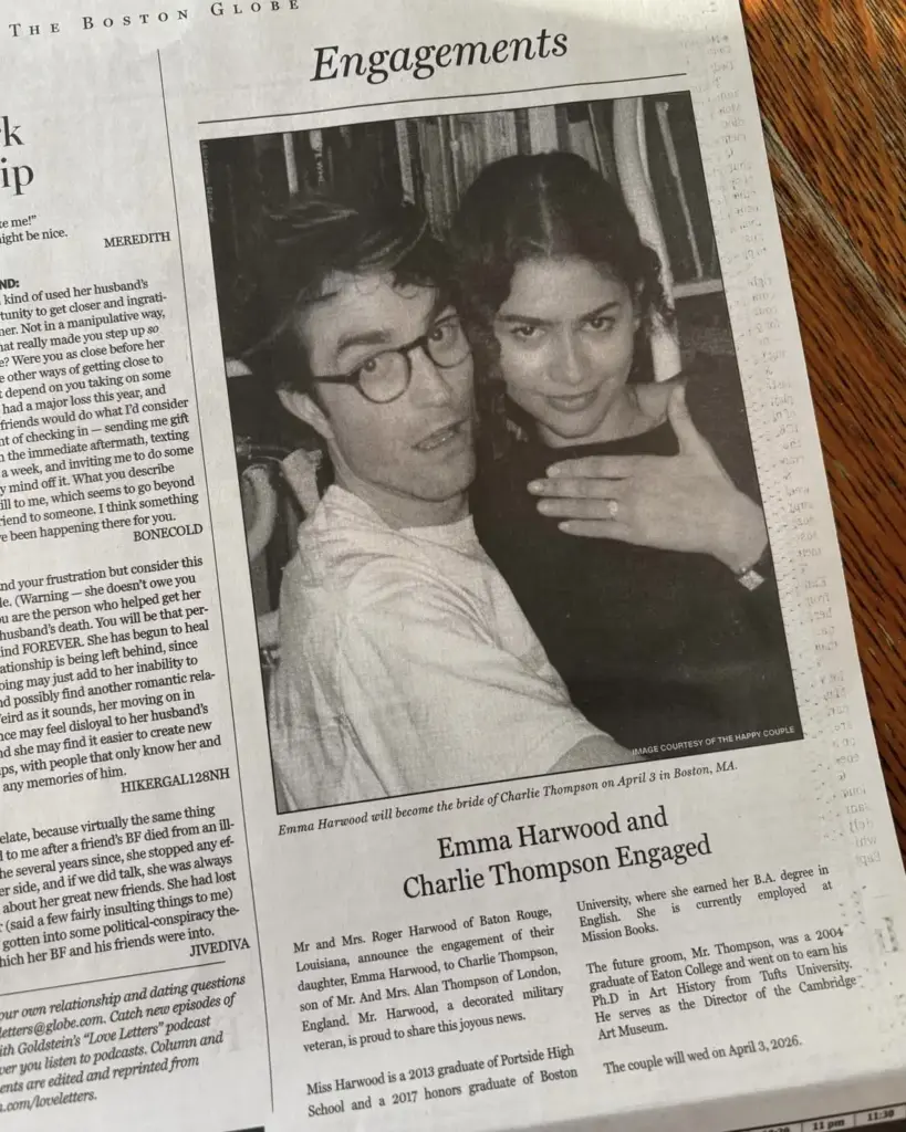 Emma Harwood Charlie Thompson